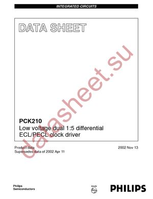 PCK210BD,128 datasheet  